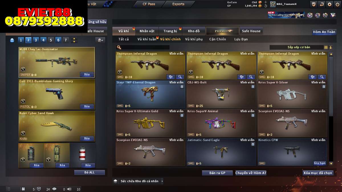 shop acc cf uy tin gia re